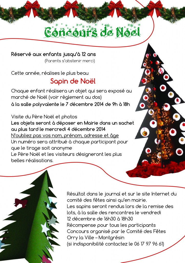 Concours de Noël 2014