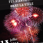 Affiche 14 juillet 2018 Comité des fêtes Orry-la-Ville Montgrésin