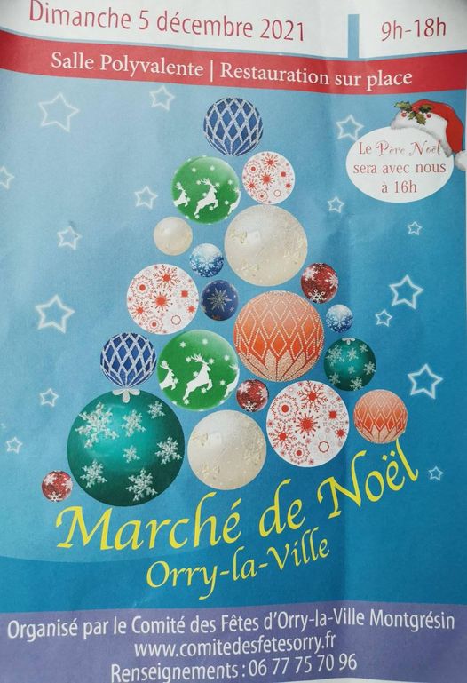 MARCHÉ DE NOEL : dimanche 05 décembre