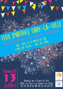 FEUX D&rsquo;ARTIFICE du 13 JUILLET 2024